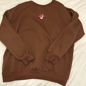 Brown Mushroom Crewneck